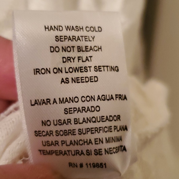 HeartSoul XL Beige Lace Top - Picture 4 of 4